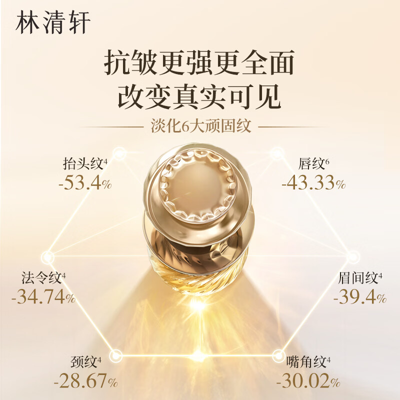 林清轩【母亲节】5.0山茶花抗皱修护精华油紧致护肤节日礼物送女友 【明星组合】小金珠水油礼盒