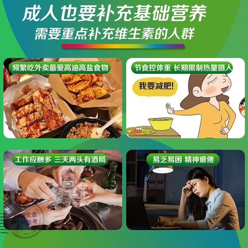 善存男女中老年佳维复合维生素 B族B12维CED3钙锌铁叶酸烟酰胺 30片