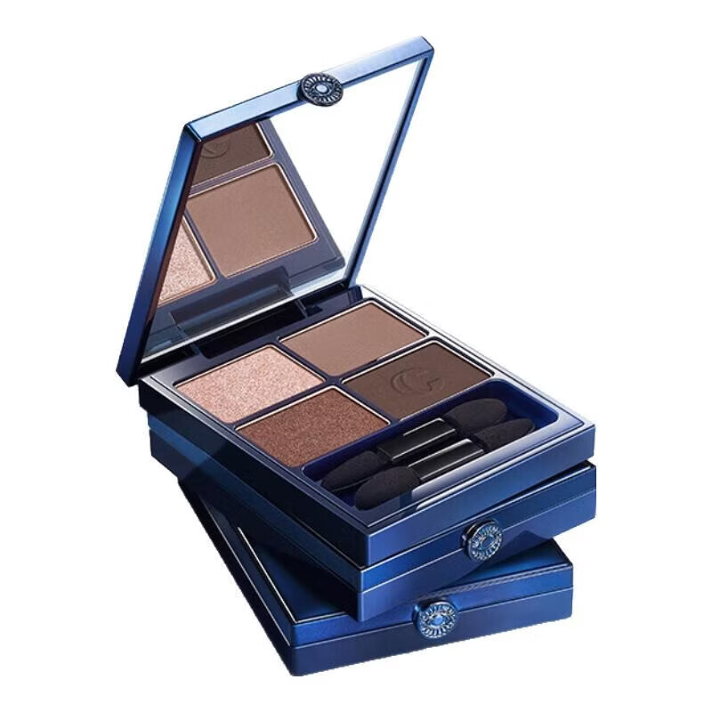 卡姿兰（Carslan）大眼睛活力四色眼影盘女哑珠光防水闪粉懒人显色持妆高光自然修容 #01 人间蜜桃（第二代）