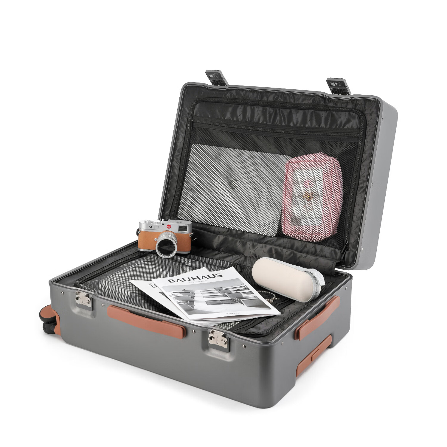 超溶2025新款行李箱大容量旅行箱耐用拉杆密码箱24寸皮箱男女 白色 26英寸