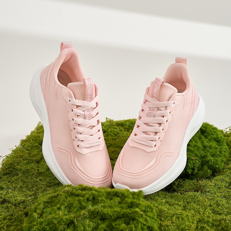 真维斯网面鞋男款女款新款运动鞋四季户外透气减震男鞋跑步鞋 黑白/男女款 36