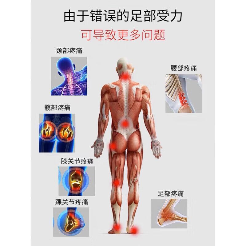 通用美国足底筋膜炎专用拖鞋缓解足跟痛筋膜炎骨刺脚后跟疼拖鞋FFQ 米色美国精工缓解脚部疼痛 36-37码