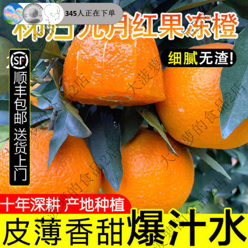 秭归脐橙宜昌九月红果冻橙子柑橘当季鲜甜橙孕妇水果9斤整箱正品保障 5斤 60mm65mm 京东折扣/优惠券