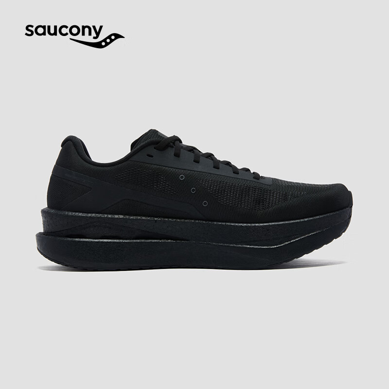 SAUCONY索康尼GRID ID 2男女透气运动跑步鞋轻量跑鞋 黑【情侣款】 42