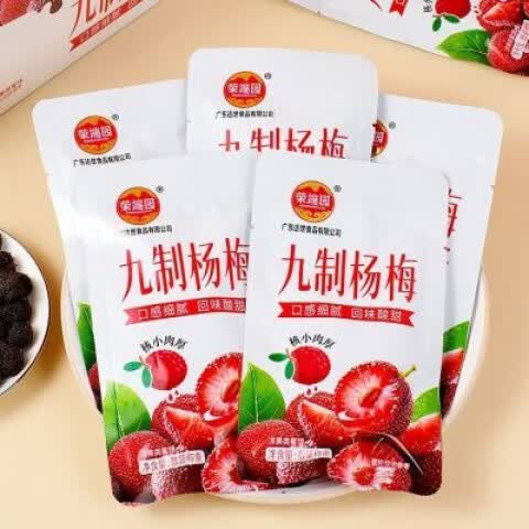 食怀九制杨梅独立小包装蜜饯果脯果干解馋办公室休闲零食酸甜 尝鲜装 2袋