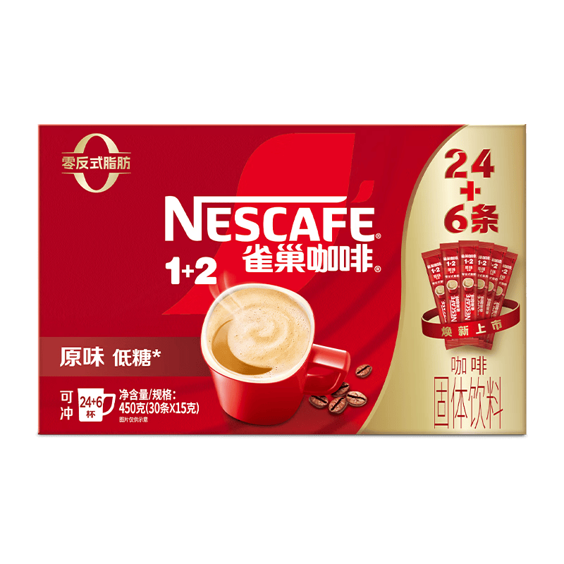 Nestle/ȸ�� 1+2����һ ���ܿ��� 13g/�� ԭζ 30�� 33.9Ԫ