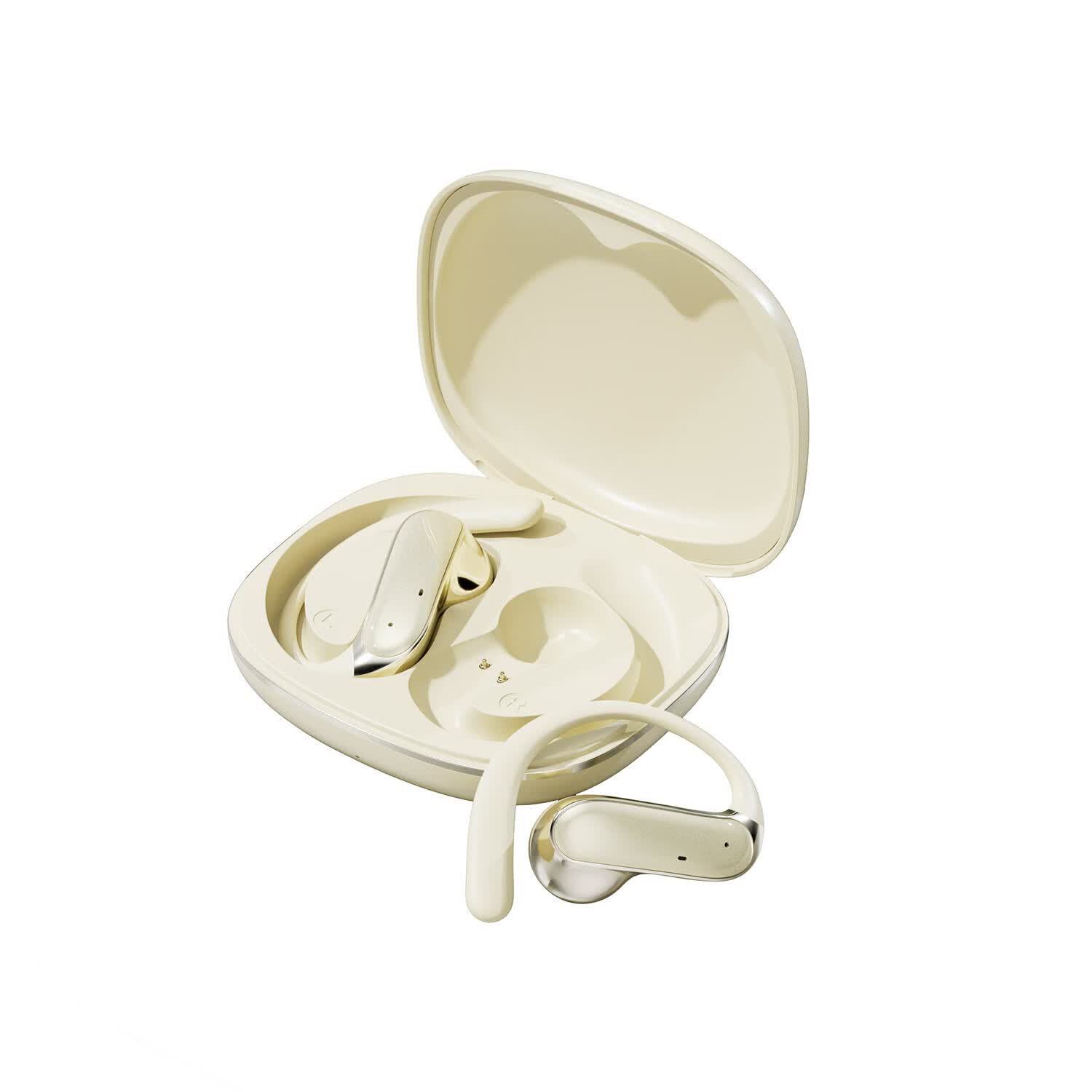 尼士顿柏林之声无线蓝牙耳机2026新款挂耳式超长续航不入耳通话降噪运动专用舒适久戴跑步运动耳机S618 流光紫