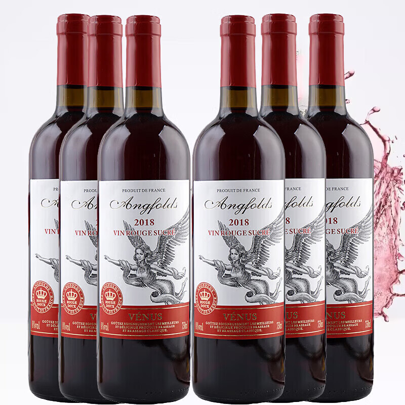 欧拉勒昂富庄园纳维斯精酿甜红葡萄酒 750ml*6瓶