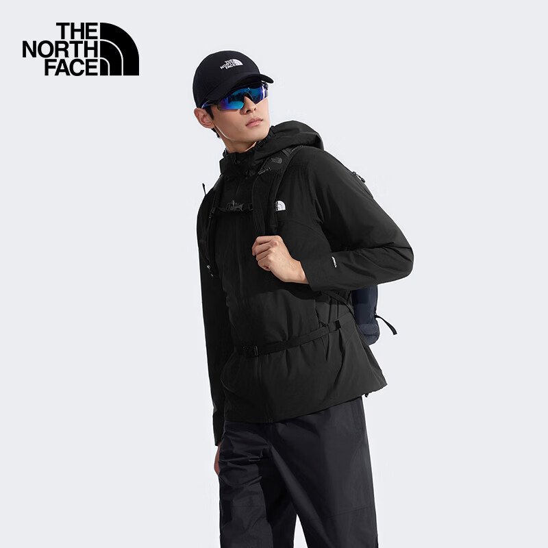 The North Face北面软壳衣男户外运动防风防泼水夹克89ZN 黑色/JK3 L