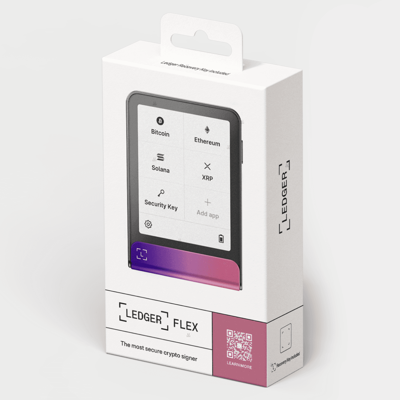 【尚懿】Ledger Flex冷储存收纳 触控大屏设计，安全芯片加持，操作直观便捷。