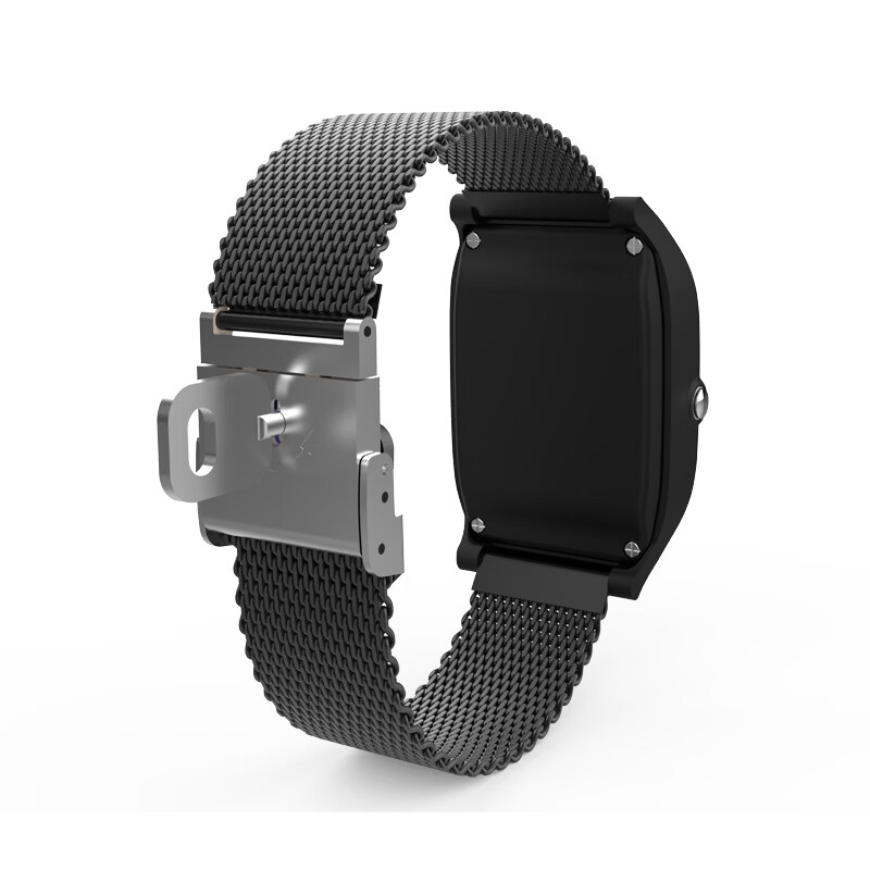 匠匠闻名老年人定位手环痴呆专用GPS北斗定位防走丢防拆卸防水超长待机神器 黑色 北斗+GPS定位版 30000