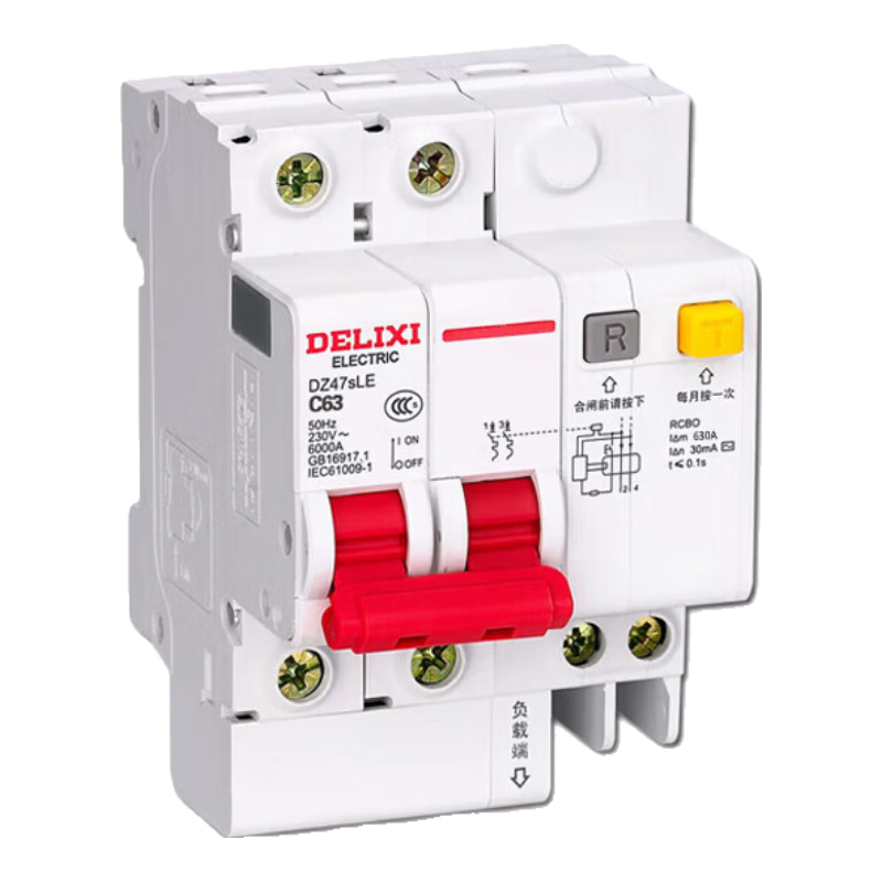 ���ڲ��������������� ©���������� DZ47SLE-63-2P-C63 С��©�籣����·�� C��63A    30.39Ԫ