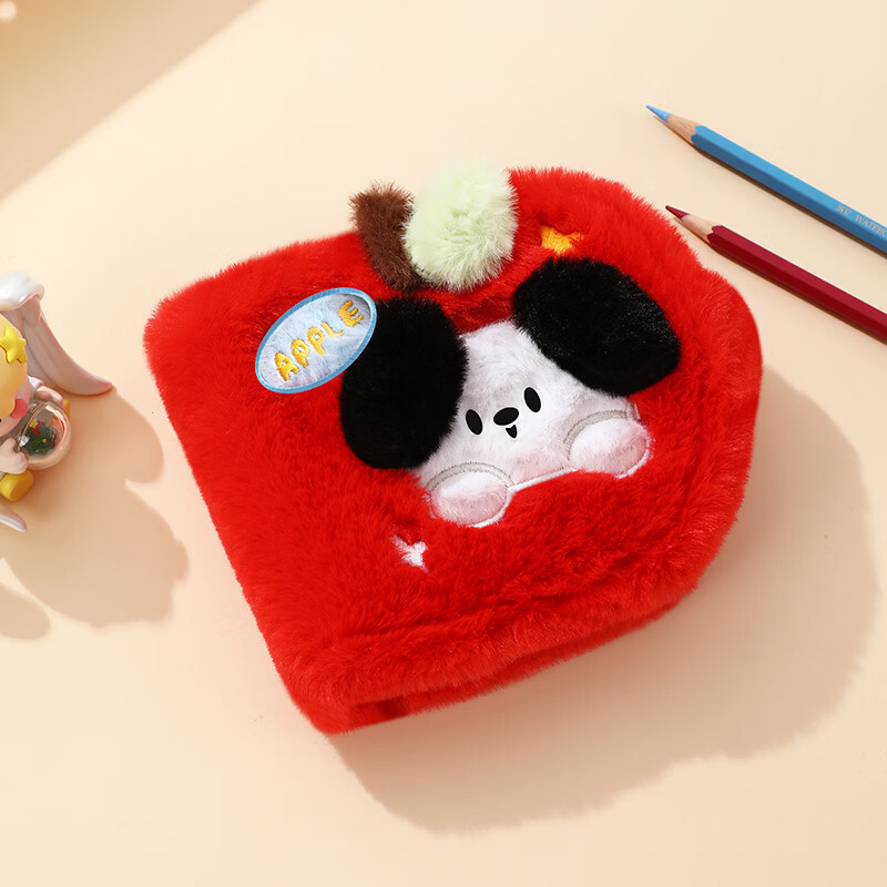 佐澜哲毛绒可爱活页本高颜值笔记本文具少女心彩页手账本新年礼物小学生女孩礼物记事本日记本