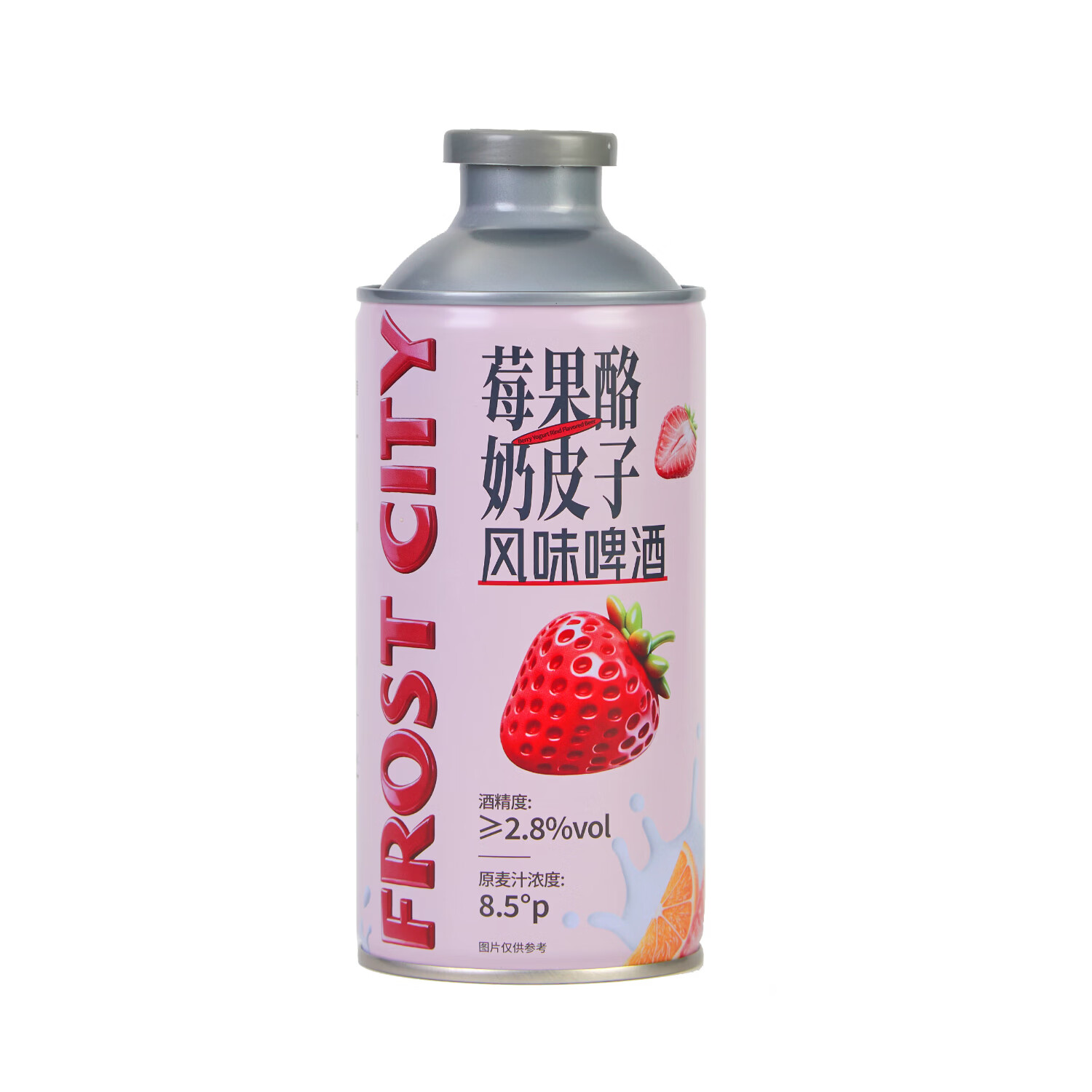 霜城莓果酪奶皮子芭乐柠檬黄油山楂750ml风味精酿啤酒凤梨海盐1L 莓果酪奶皮子 750mL 6瓶 整箱装