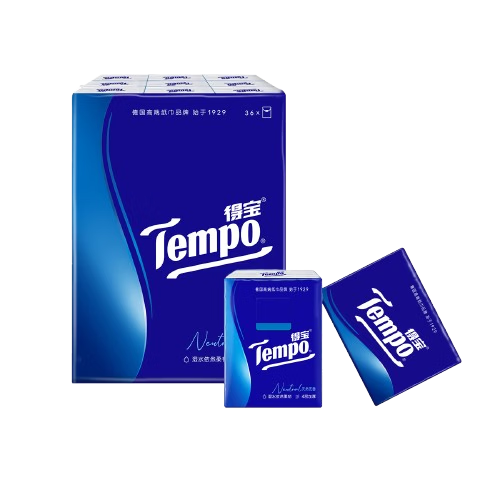 �ñ���TEMPO��һ��ͬ�� ����ֽ ��������4��7��*36�� ʪˮ���� ֽ��С�� ���ֽ 16.31Ԫ