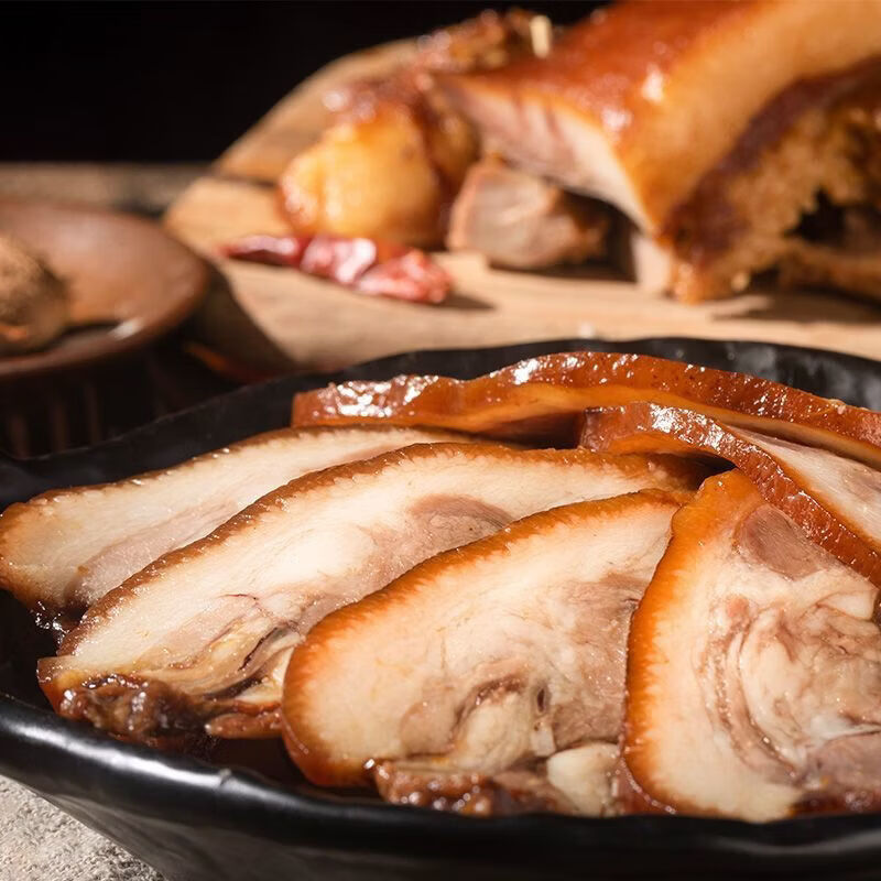 大紅門大红门熟食礼盒礼品酱卤熟食五香鸡猪头肉肘子蒜肠 年货新年礼盒 红门好礼礼盒1525g