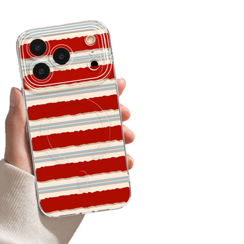 条纹小马适用iPhone17磁吸手机壳15苹果16promax带支架14马新年套 【小马蝴蝶结+小马支架-磁吸】 iPhone 11 pro max