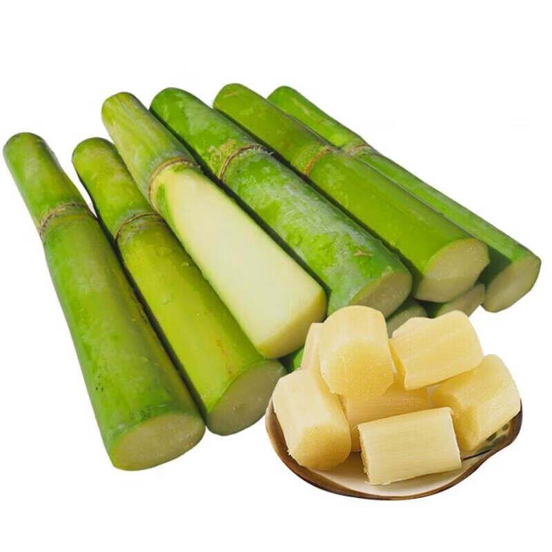 余悦陶山甘蔗【顺丰速发】青皮甘蔗中段当季新鲜水果整箱温州手撕甘蔗 带箱3斤丨精选中段果蔗丨净2.5斤