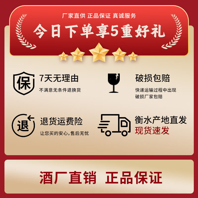 滏陽河老白干衡水76/67/53度老白干纯粮食酒 高度白酒高粱酒礼盒 白酒整箱送礼 67度 500mL 2瓶 （鸿运 礼盒试喝款）