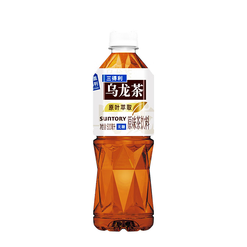 三得利无糖乌龙茶饮料 0糖0能量0脂 500ml*15瓶整箱装