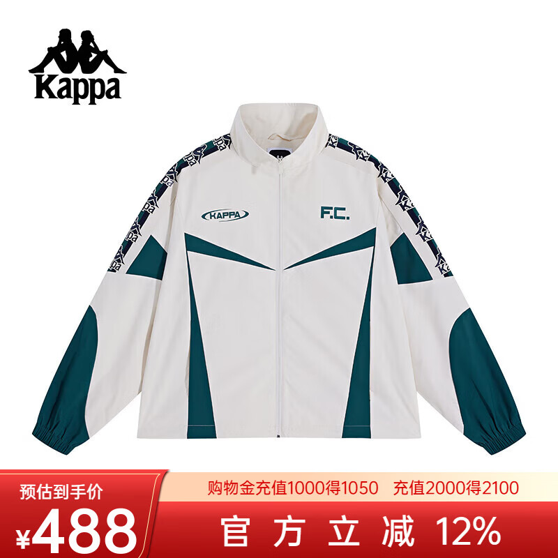 卡帕卡帕运动夹克24新款女复古防晒开衫球衣上衣外套K0E62JJ02 K0E62JJ02-0114 S