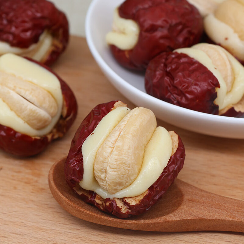 一品玉新疆奶芙枣 奶酪红枣腰果三重美味 休闲下午茶充饥小零食无添加 奶芙枣100g*3袋