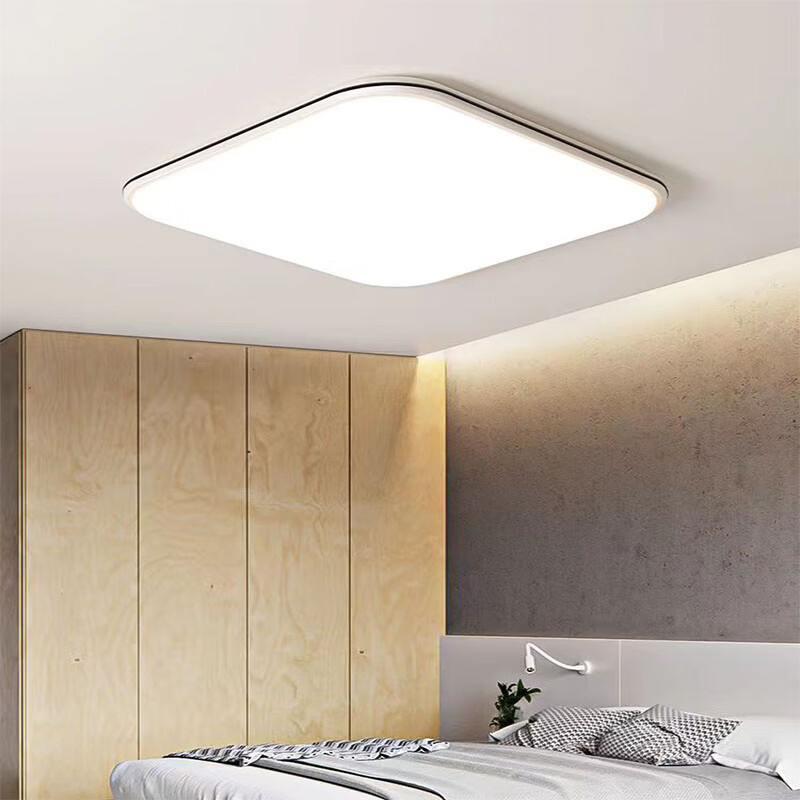 佳智美客厅主灯照明led吸顶灯2025新款现代简约超薄客厅卧室阳台灯现代 长110*70厘米120瓦 遥控调光