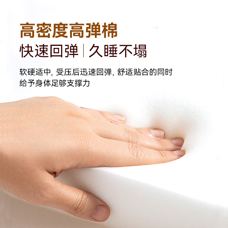 床垫席梦思希尔顿五星酒店同款十大品牌压缩卷包独立袋弹簧床垫子 25cm希尔顿酒店套房总统超软E款-卷包发货 150*200cm