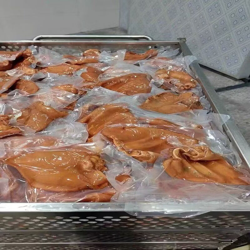 整只猪耳朵无汤汁无耳根酱卤五香熟食真空装即食猪肉猪头肉商用 整只猪耳250g*1袋