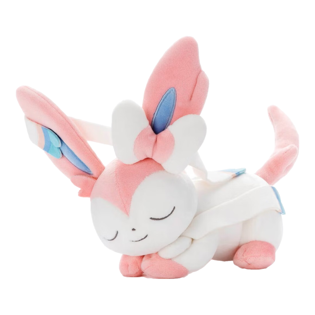 宝可梦正版【礼物】pokemon伊布公仔布娃娃波加曼睡觉毛绒玩偶玩具周边 【宝可梦正版彩牌】仙子伊布 27×14×19cm 【现货速发】（日版彩牌-原装原版）