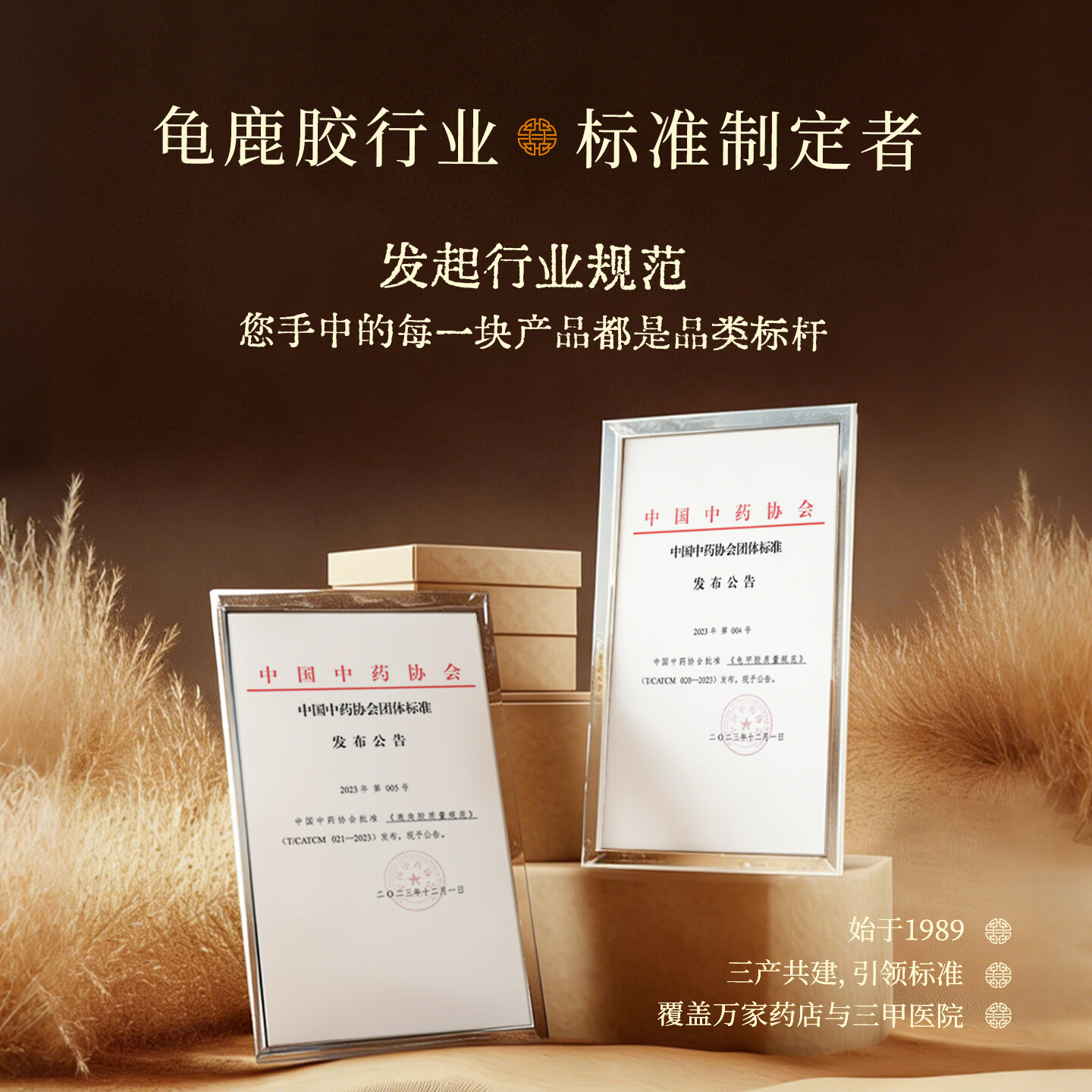 [龟鹿药业]龟甲胶 125g 1盒装 125g/盒 正品官方旗舰店阴虚潮热血虚萎黄非阿胶骨蒸盗汗腰膝酸软礼盒年货送礼