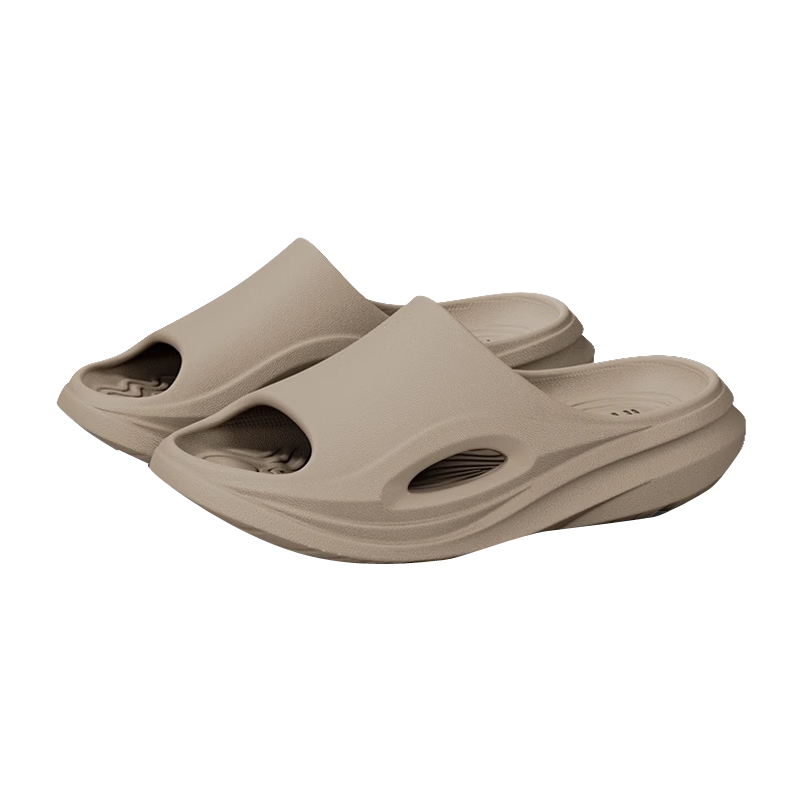 FUUJI正品拖鞋男士防滑室内家居新款夏季户外运动休闲外穿轻奢凉拖鞋 循环灰 44-45 AG抗菌