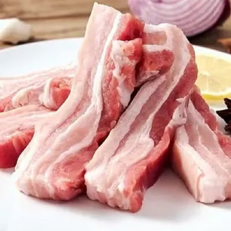 山林散养慢养3年现杀五谷杂粮喂养现杀原生态白土猪带皮五花肉 【白土猪】原生态带皮五花肉（4000g）云南小黄姜250g