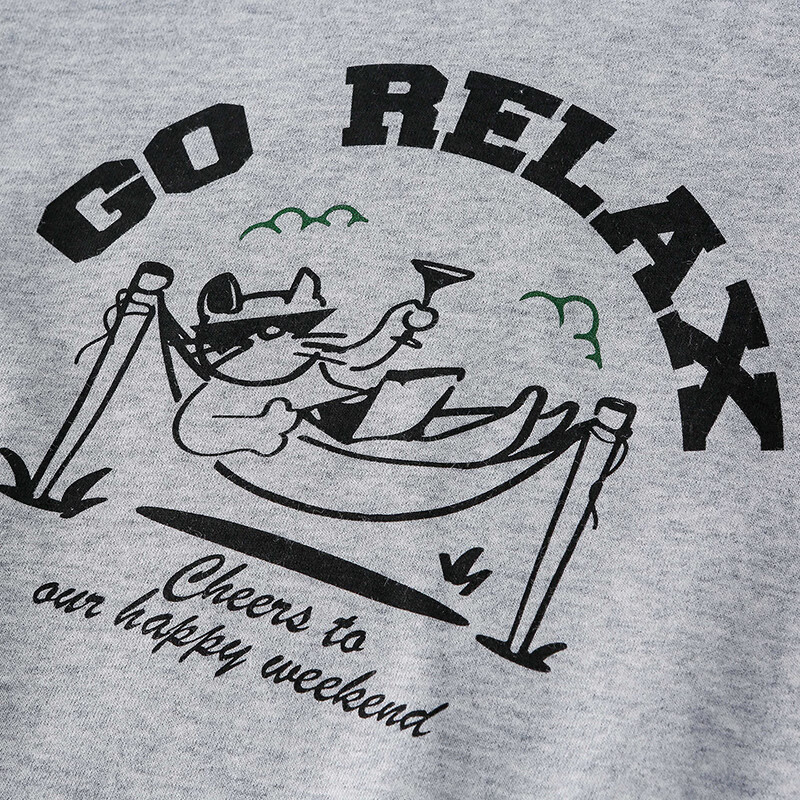 棉花堂（cottontown）针织圆领卫衣 麻灰 90 90/52