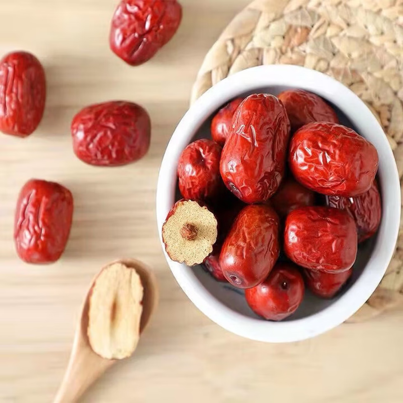 新货新疆若羌大枣红枣方便食品袋装新枣煮粥泡水方便即食零食批发 1000克
