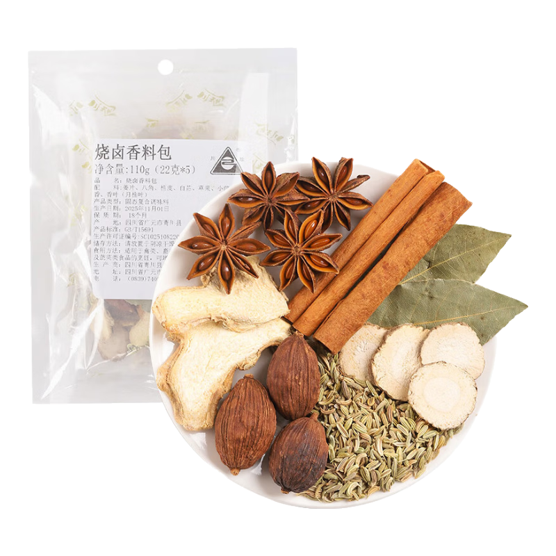 川珍鹵料包組合燒鹵燉肉料茶葉蛋五香鹵肉香料包 燒鹵香料110g