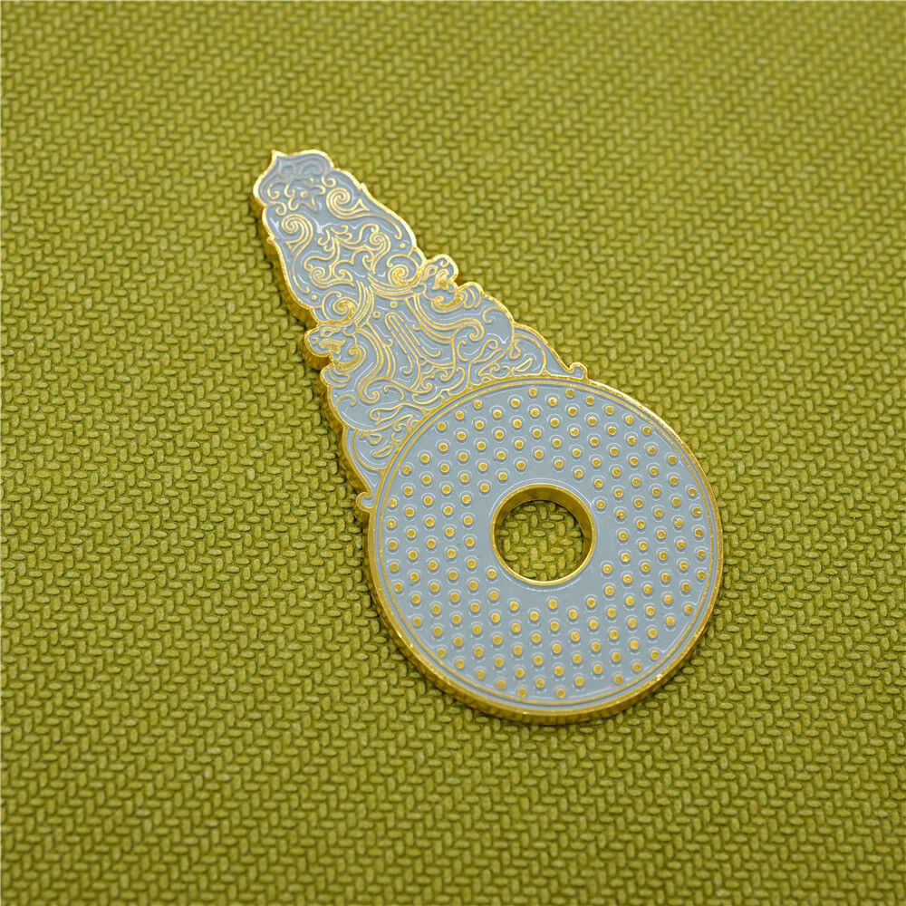 无河北博物院双龙白玉璧冰箱贴博物馆国宝文创礼品故宫博物院合金 白色