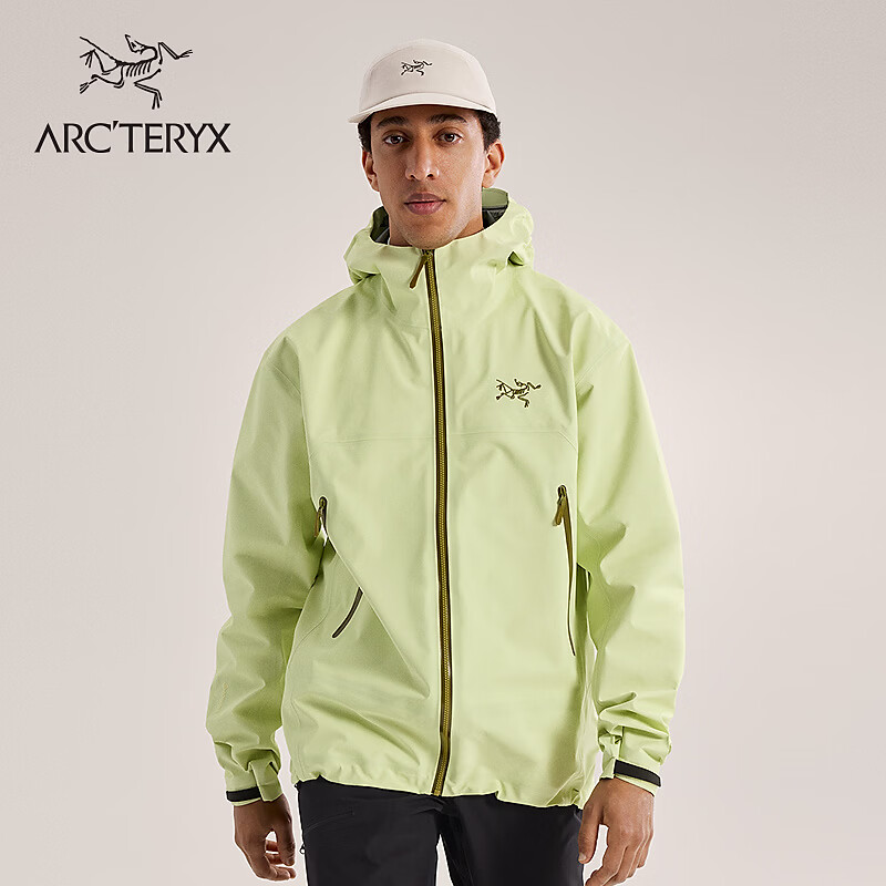 ARC'TERYXʼ���� BETA JACKET GORE-TEX ��ˮ ���� Ӳ�Ǽп� Ray / Olive Moss/��ҫ��/�̦�� M 4500Ԫ
