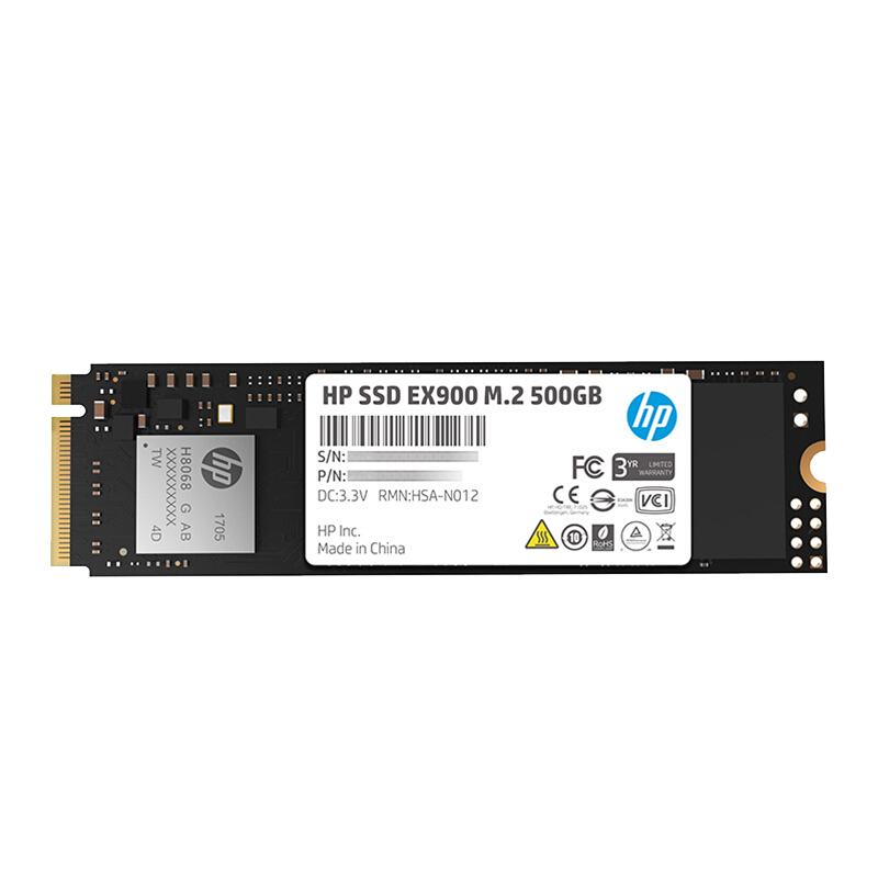 plus会员:hp 惠普 ex900 m.2 nvme 固态硬盘 500gb(pci-e3.0)
