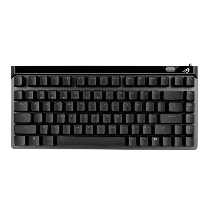 ROG魔导士Ace 75HE 有线游戏键盘 磁轴键盘 六层消音结构 HFX V2磁轴RT0.01电竞键盘 无畏契约 黑色