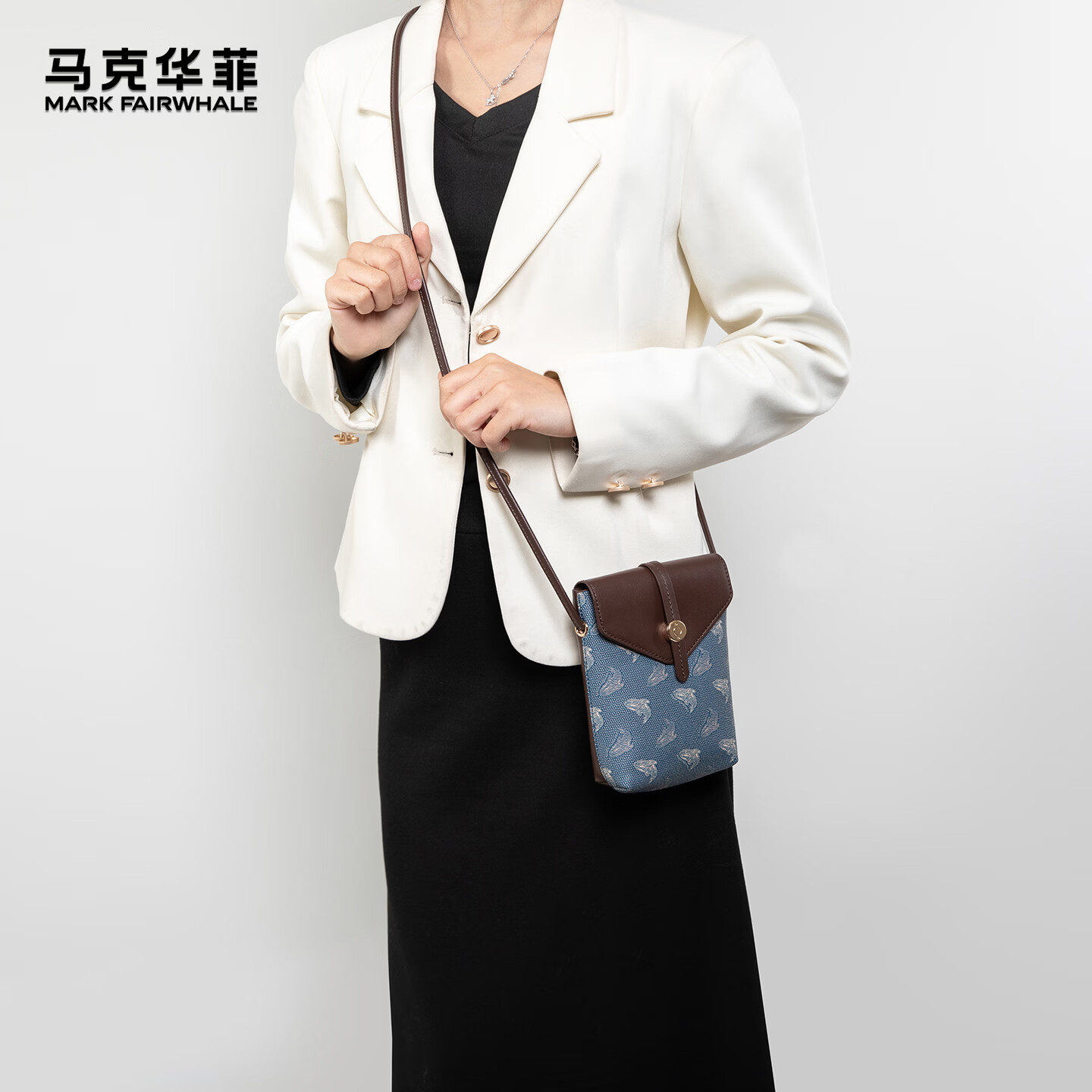 马克华菲包包新款时尚精致单肩包高颜值百搭斜挎便捷收纳手机包女神节礼物