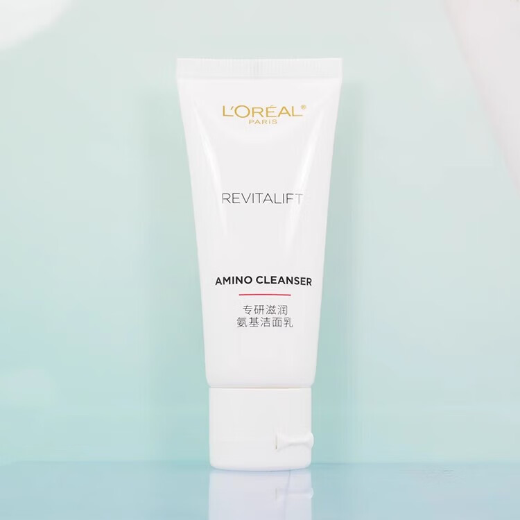 欧莱雅复颜滋润洁面乳125ml氨基酸洗面奶清爽滋润不紧绷女士 复颜洁面30mlX3支