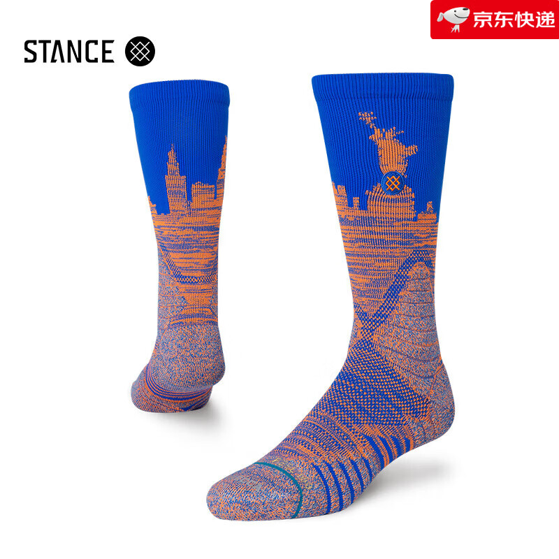 STANCE籃球斗牛襪中筒559城市系列精英減震運動襪子 559中筒-紐約 L