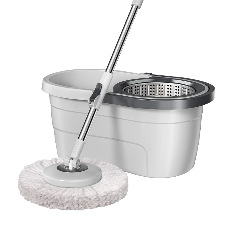 五月花旋转拖把带桶一套2头家用一拖净免手洗2025拖布吸水墩布杆长120cm