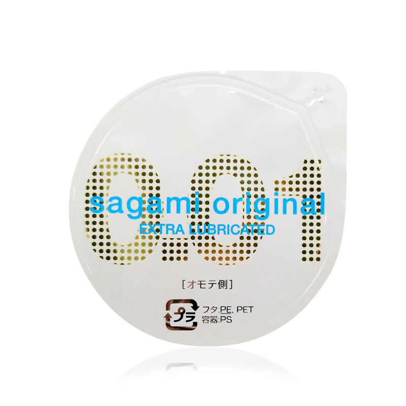相模(Sagami)原创超薄避孕套聚氨酯安全套计生用品保险套无感裸入备孕避育套子 0.01超润滑避孕套 5只装
