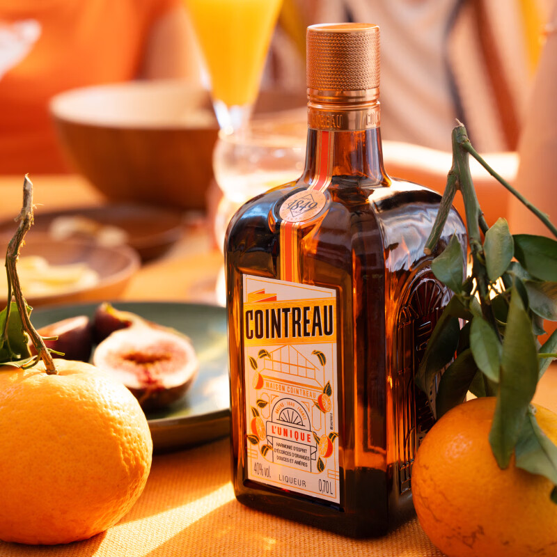 君度（Cointreau Liqueur）洋酒 橙酒力娇酒700ml  