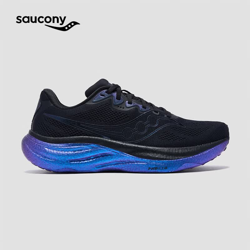 SAUCONY索康尼RIDE驭途19男女同款缓震慢跑跑步鞋舒适运动鞋26年新品 黑94【男款】 42.5