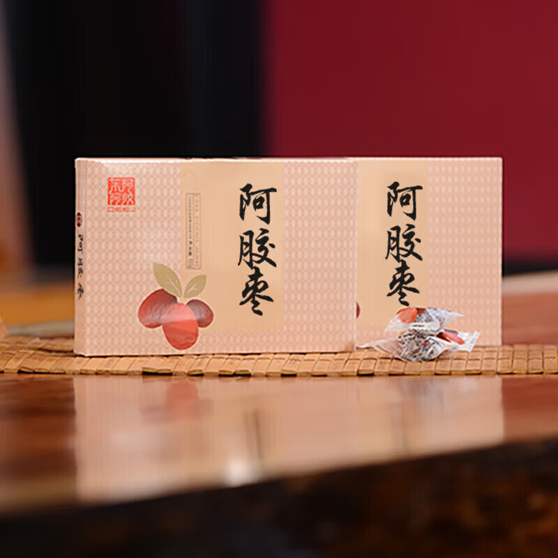 东阿阿胶官方授权桃花姬阿胶糕即食营养滋补品礼盒送礼长辈送妈妈礼物 东阿阿胶阿胶金丝枣 100g*1盒