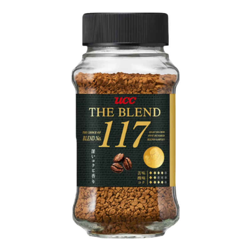 悠诗诗（UCC）117进口经典冻干速溶黑咖啡粉70g