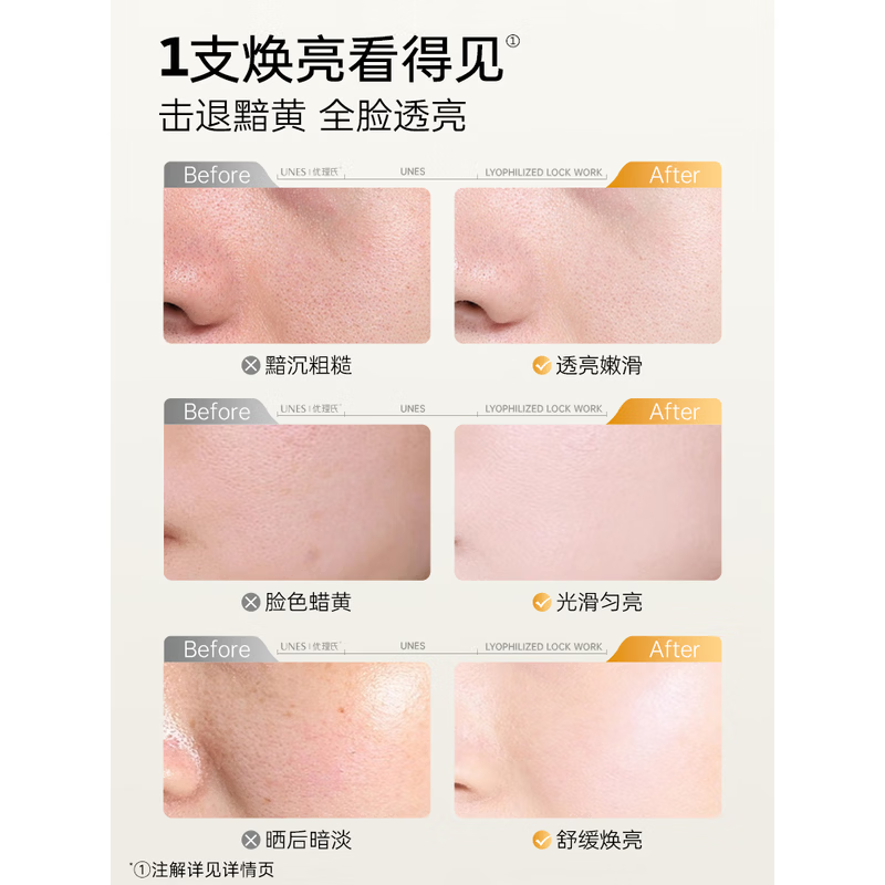 优理氏烟酰胺精华液安瓶次抛原液 补水保湿美肌亮肤护肤品送礼物 烟酰胺安瓶56支